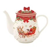 Teapot with lid, porcelain, 900 ml, Christmas Heritage - Easy Life