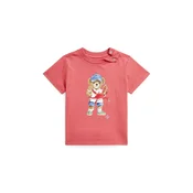 Otroška bombažna majica Polo Ralph Lauren rdeča barva, 320965276001