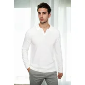 86813 Dewberry Polo Neck Long Sleeve Knitwear-EKRU
