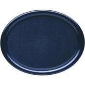 Waca ovalni pladenj 26x20 cm plastika moder