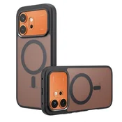 Hibridni ovitek PureFrost MagSafe za Honor 600/600 Pro - frosted black