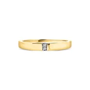 DIAMANT LETERNEL Prstan Ring aus 375 Gelbgold mit Diamant zlata