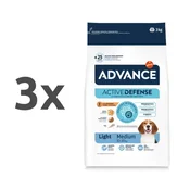Advance Adult Medium Light - piščanec 3 x 3 kg
