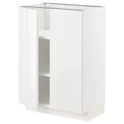 METOD Podstav omarica s policami/2 vrati, bela/Ringhult bela, 60x37 cm