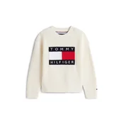 Tommy Hilfiger Pulover Heritage KB0KB10071 Svetlo bež Regular Fit