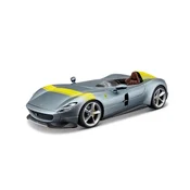 Maisto Ferrari Monza SP1, kovinski model za sestavljanje, srebrn, 1:24