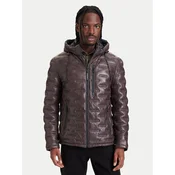 Milestone Usnjena jakna Tamino 631019 60305 Temno rjava Regular Fit