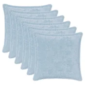 Vidaxl Prevleka za blazino 6 kos HOUTEN Svetlo modra 30 x 30 cm
