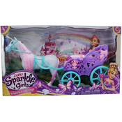 Alltoys Princesa Sparkle Girlz s konjem in kočijo