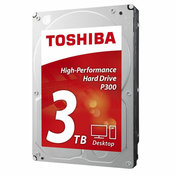 Toshiba trdi disk 3,5 3TB 7200 64MB P300 SATA 3