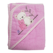 Peškir sa kapuljacom za bebe 100x100