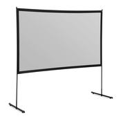 Zaslon za projektor - 221,2 x 124,5 cm - 16:9 - 100 - jeklen okvir