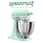 Artisan stand mixer, with 4.7 L bowl, Model 195, Spearmint - Kitch
