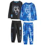 Next Pižama azur/siva/črna/naravno bela