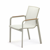 Siva metalna vrtna fotelja Rotonde – Ezeis