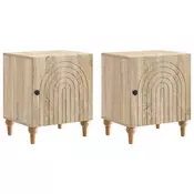vidaXL Nočna omarica 2 pcs Sonoma hrast 43 x 34,5 x 50 cm