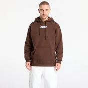 Mikina PLEASURES Overview Hoodie Brown S