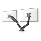 Nedis Nosilec za namizni monitor | Plinska vzmet | 2 zaslona | 15 - 32 | 75x75/100x100 | Polno gibanje