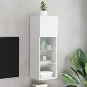 TV ormarici s LED svjetlima 2 kom bijeli 30,5x30x90 cm