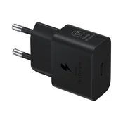SAMSUNG mrežni punjac s Type-C prikljuckom (25 W, GaN, PD brzi punjac + Type-C kabel) CRNA EP-T2510XBEGEU