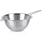 Excellent Houseware Okroglo cedilo z ročajem iz nerjavečega jekla, primerno za pomivalni stroj
