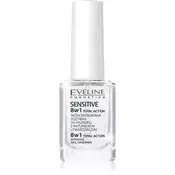 Eveline Cosmetics Total Action ucvršcujuci lak za nokte 8 u 1 (Sensitive) 12 ml
