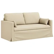 Vidaxl Kavč krema 158 x 78 x 80 cm blago