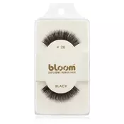 Bloom Natural lepilne trepalnice iz naravnih las No. 20 (Black) 1 cm