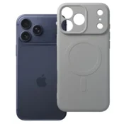 SILIKONSKI ovitek MagSafe za iPhone 17 Pro Max|18 Pro Max iz titana