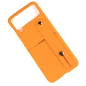 ZLOŽLJIV OVITEK ZA SAMSUNG GALAXY Z FLIP 4 ORANŽEN + DRŽALO