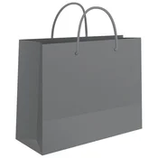 VREĆICE UKRASNE 24X16X7CM SJAJNA PLASTIFIKACIJA FORNAX SREBRNE