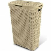 CURVER korpa za veš (40l), ratan krem