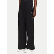 KARL LAGERFELD Spodnji del trenirke B3W10045 Črna Regular Fit