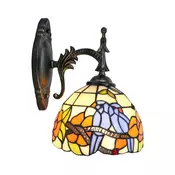 Brilagi - Tiffany vitražna zidna lampa JUNGLE 1xE14/40W/230V