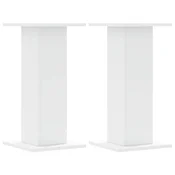 Vidaxl Stojalo za rastline 2 kosa belo 30x30x60 cm inženirski les