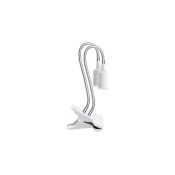 Fleksibilna stona lampa sa stezaljkom za gajenje biljaka PLANTY 2xE27/30W/230V bela