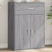 Vidaxl vidaXL Predalnik, siv hrast sonoma, 60x30x84 cm, material na osnovi lesa