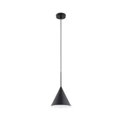 Lestenec na vrvici FABO 1xE27/15W/230V črna