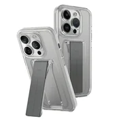 UNIQ Heldro nosilec s stojalom za iPhone 15 Pro 6,1 prozoren/lucent prozoren