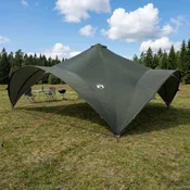 vidaXL vidaXL Zabavni šotor s streho Vojaško zelena 600 x 600 x 400 cm, (5000309544)