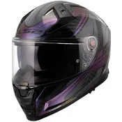Integralna motociklisticka kaciga LS2 FF811 Vector II C Savage Chameleon crno-ljubicasta