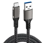 INF 10Gbps USB-C na USB 3.2 podatkovni kabel s pletenico in aluminijastim ohišjem, (5000276774)