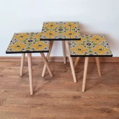 Hanah Home Set klub stocica 3Shp145, 3 komada, Kaki