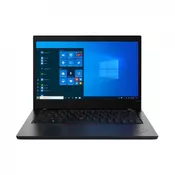 LENOVO Laptop ThinkPad L14 G1 20U1000WCX-3YW Core i5-10210U (4C / 8T, 1.6 / 4.2GHz, 6MB), DDR4 1x 8GB, SSD 256GB PCIe NVMe 2280, 14.0 FHD (1920x1080) LED AG IPS, UHD Graphics, GLAN, WLAN, BT5.0, KybUK BL, FPR, SCR, Cam HD720p+IR, 45Wh, Win 10 Pro, 3YW