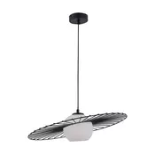 Lestenec na vrvici SOL 1xE27/60W/230V črna
