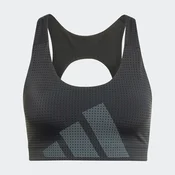 ADIDAS PERFORMANCE Športni nederček Powerimpact siva/črna