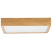 shumee Stropna svetilka lijak kvadratna 305 mm HRAST za dnevno sobo, kuhinjo, kopalnico, elegantna