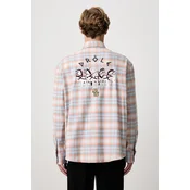 Drôle de Monsieur srajca moška bombažna Boxy Flanel Checked