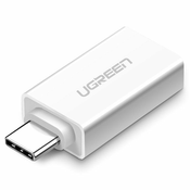 Ugreen OTG adapter USB 3.0/USB-C F/M, belo
