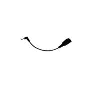 Jabra QD Cord to 2,5mm pin plug, angulate, 15cm, e.g. for Panasonic GB500, PLX CA40 (8800-00-46)